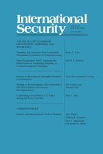 International Security cover